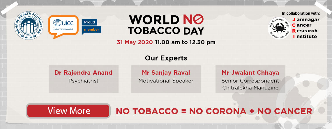 Webinar on No Tobacco Day